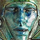 Dragon head raku panel