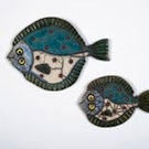 Raku flat fish